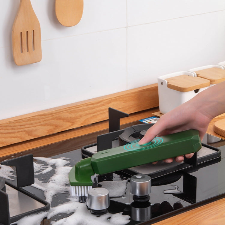 Multifunctional Add Liquid Kitchen Cleaning Bottle Brush Sink Brush Bathroom Wall Bathtub Sponge Brush