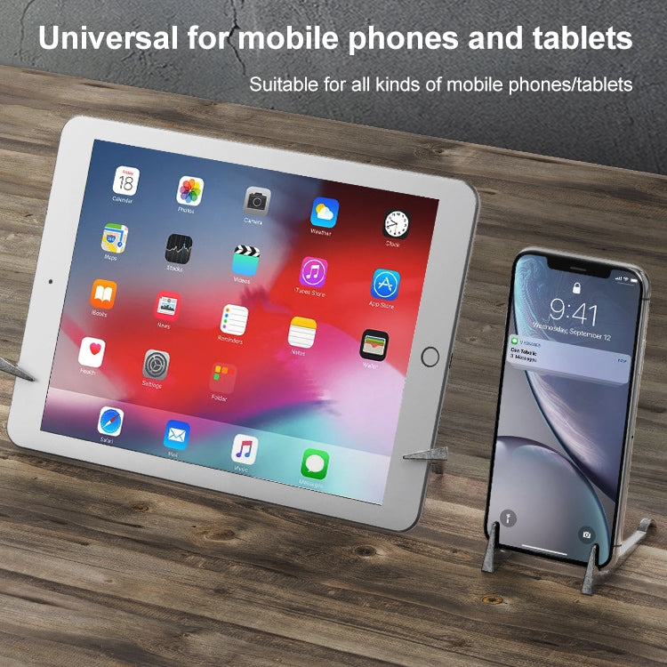 Mini Lazy Desktop Mobile Phone Bracket Multifunction Magnetic Anchor Tablet Stand(Retro Gold)