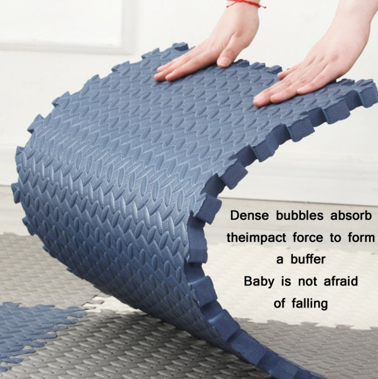 10 PCS Household Children Bedroom Stitching Leaf Pattern Thick Foam Crawling Mat, Size: 60x1.0cm