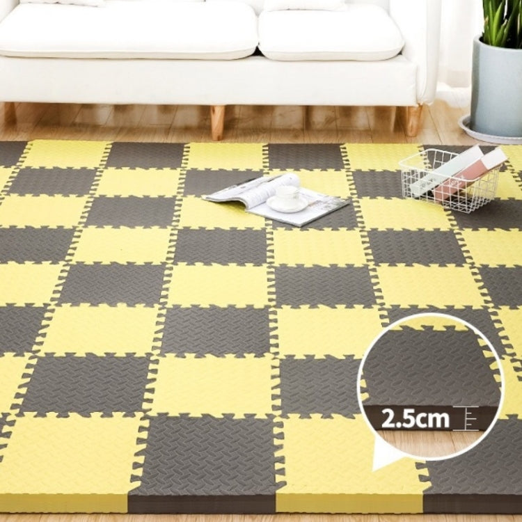 10 PCS Household Children Bedroom Stitching Leaf Pattern Thick Foam Crawling Mat, Size: 60x1.0cm