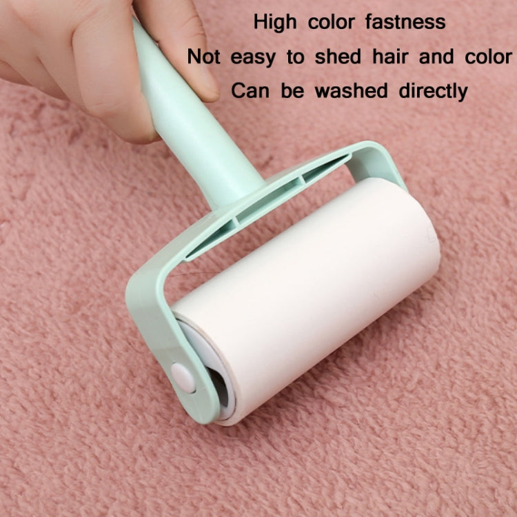 10 PCS Bedroom Rectangular Stitching Plush Carpet Home Living Room Tatami Foam Crawling Mat, Colour: Light Pink(30x30cm)