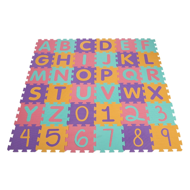 36 PCS/Set Household Thickened EVA Children Crawling Foam Stitching Floor Mat(24.5x24.5x0.8cm)