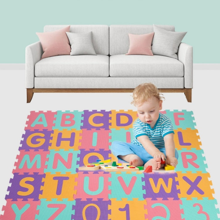 36 PCS/Set Household Thickened EVA Children Crawling Foam Stitching Floor Mat(24.5x24.5x0.8cm)