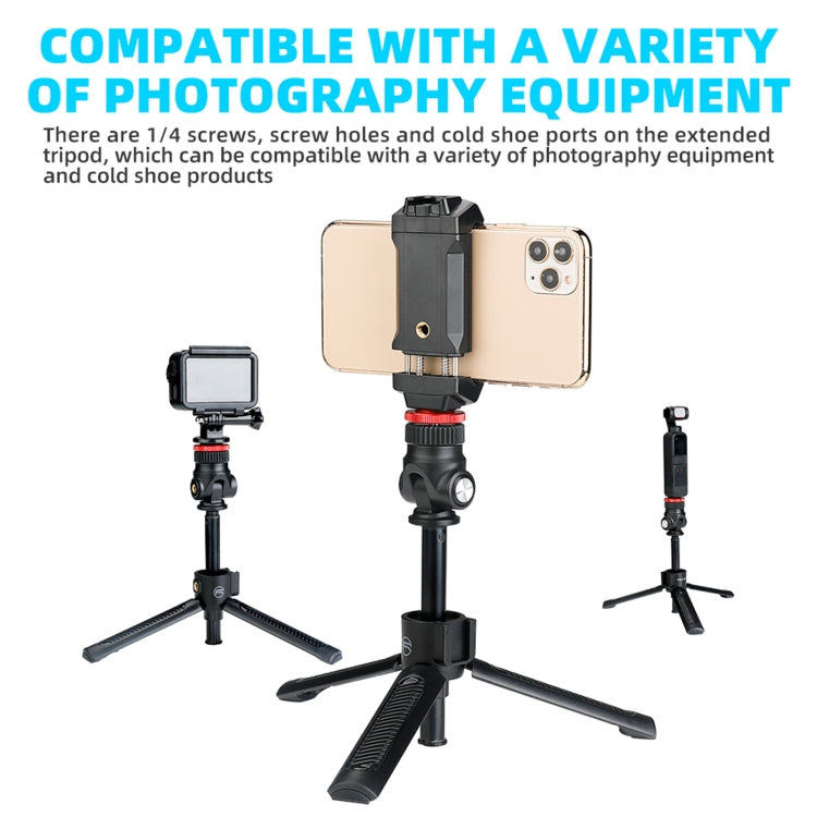RCSTQ Action Camera Extension Pole Tripod Selfie Stick for GoPro Hero11 Black / HERO10 Black / HERO9 Black /HERO8 / HERO7 /6 /5 /5 Session /4 Session /4 /3+ /3 /2 /1, Insta360 ONE R, DJI Osmo Action and Other Action Cameras(Black)