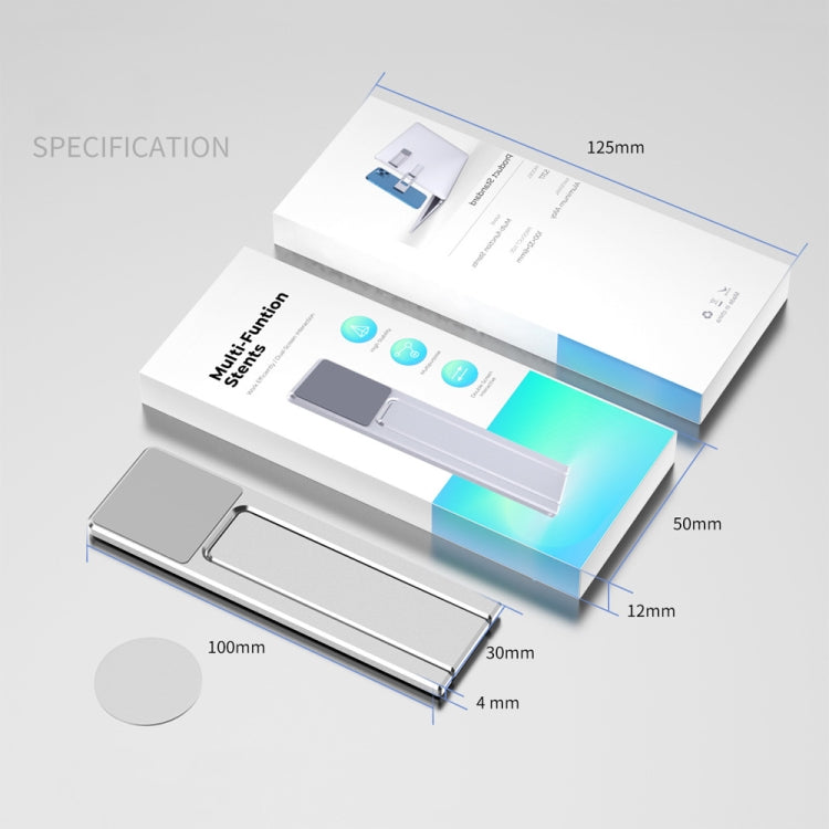 Notebook Back Sticker Extension Bracket Portable Folding Magnetic Mobile Phone Holder