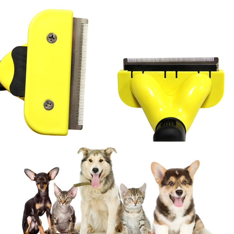 Dog Comb Pet Grooming Tool Hair Removal Knife Hair Removal Comb Pet Supplies, Specification: Medium