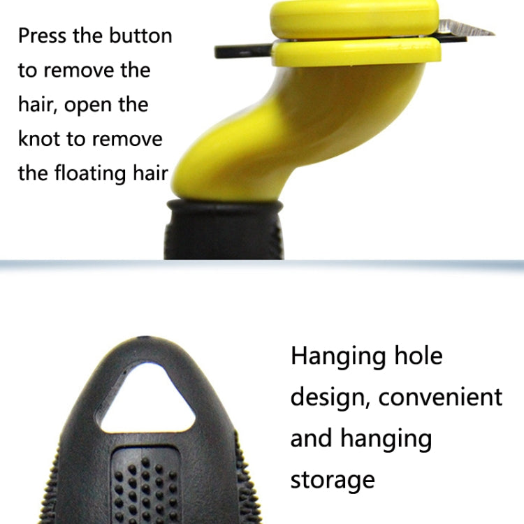 Dog Comb Pet Grooming Tool Hair Removal Knife Hair Removal Comb Pet Supplies, Specification: Large