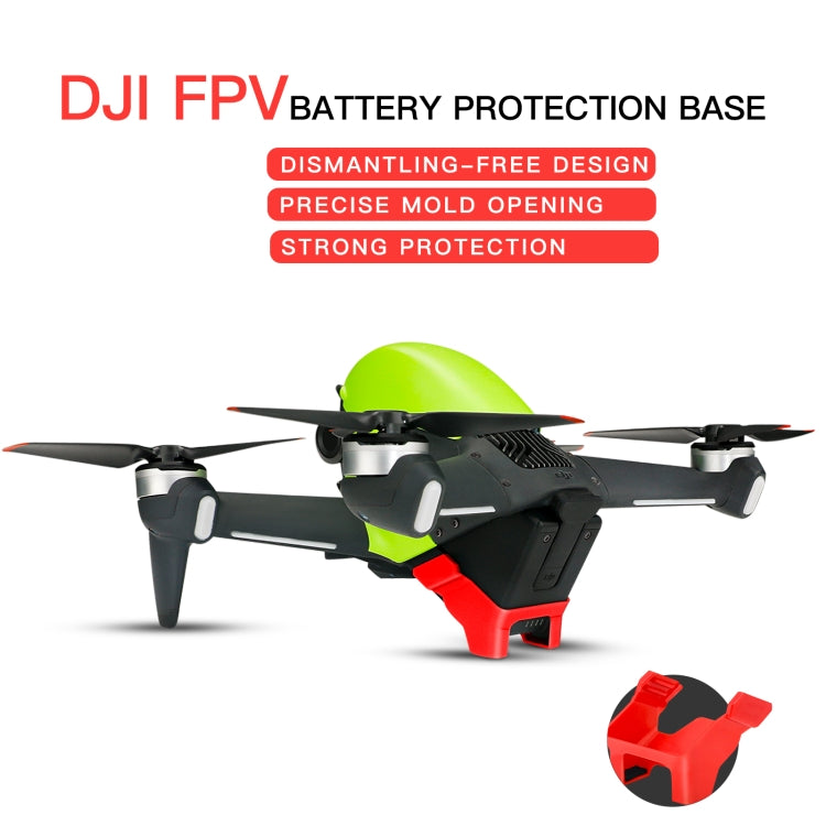RCSTQ Aircraft Battery Protection Base For DJI FPV, No Need To Disassemble 1 PC