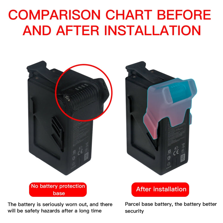 RCSTQ Aircraft Battery Protection Base For DJI FPV, No Need To Disassemble 3 PCS