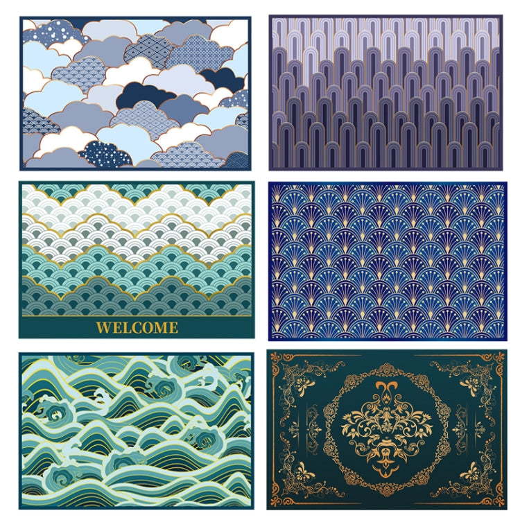 Entrance Entrance Floor Mats For Household Use Thick Wear-Resistant Waterproof Self-Adhesive Wall Stickers Tile Stickers, Specification: 60x90cm