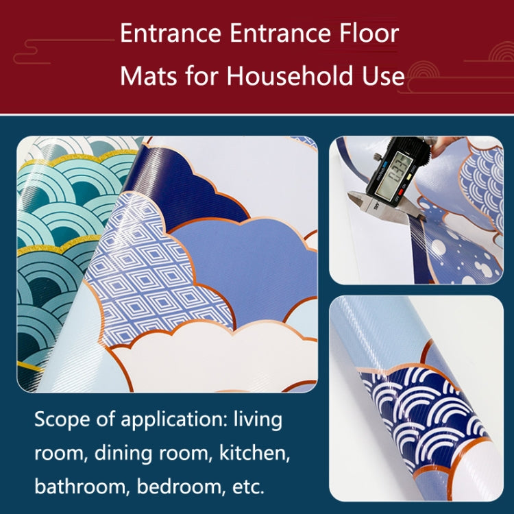 Entrance Entrance Floor Mats For Household Use Thick Wear-Resistant Waterproof Self-Adhesive Wall Stickers Tile Stickers, Specification: 80x120cm