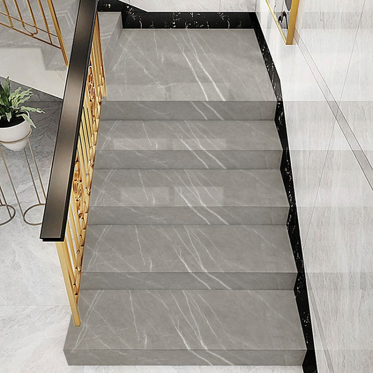 2 PCS PVC Imitation Marble Stair Step Anti-Slip Sticker Self-Adhesive Decorative Wall Sticker, Specification: Twill Style,100x18cm