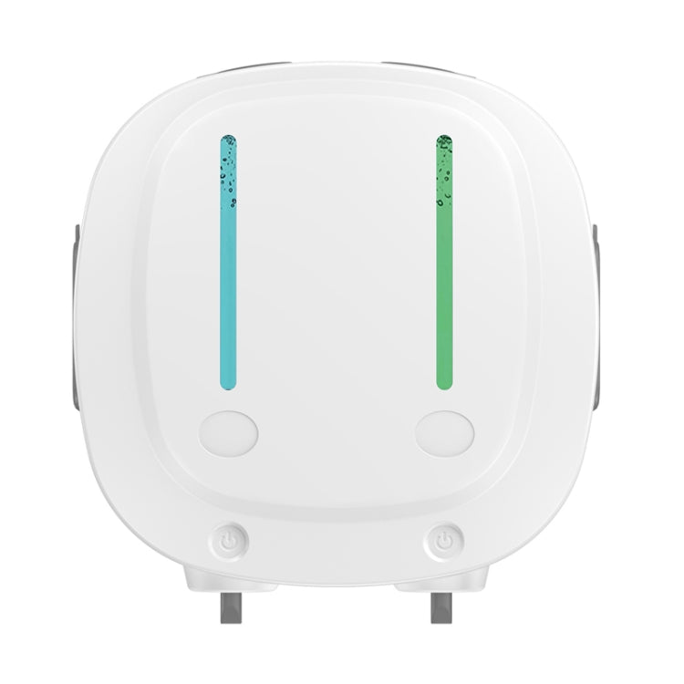 LZD-V11 Free Contact Multi-Purpose Wall Hanging Automatic Induction Soap Machine Intelligent Infrared Induction Double-Head Soap Dispenser(White)