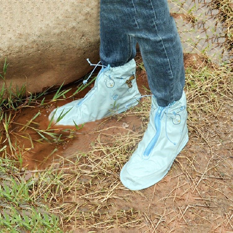 Rainy Day Waterproof Non-Slip Thick Wear-Resistant Rain Boots Overshoe Covers, Size: Medium 39-41(Elephant)