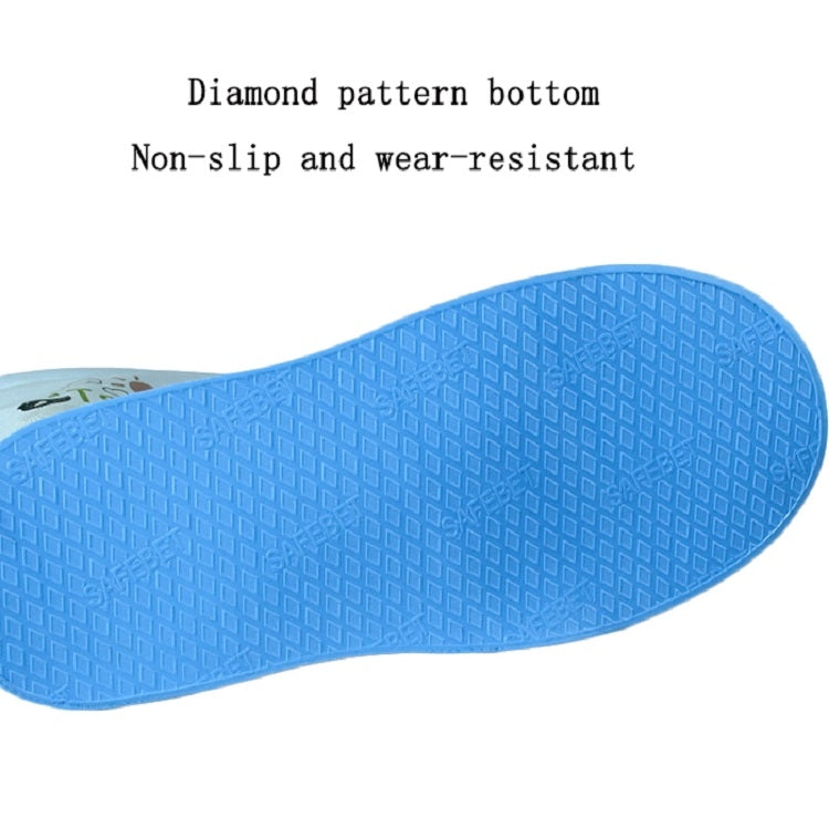 Rainy Day Waterproof Non-Slip Thick Wear-Resistant Rain Boots Overshoe Covers, Size: Large 42-44(Forest)