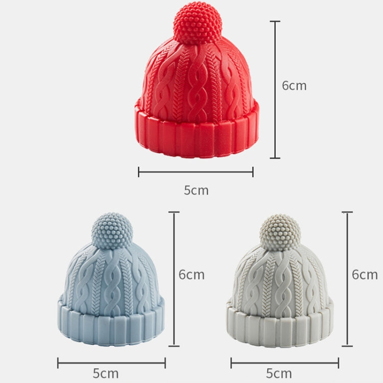 2 PCS Hat Type Silicone Wine Bottle Fresh-Keeping Stopper