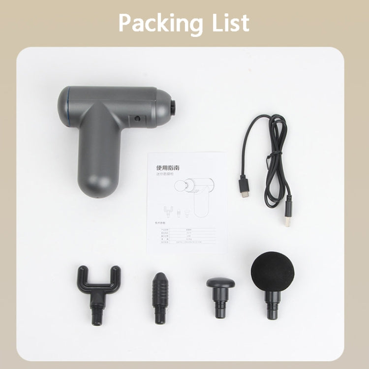 J12A Mini Vibrating Massage Touch Screen Fascia Gun