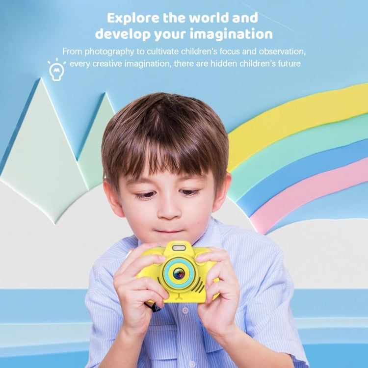 DC502 2.4-Inch 16X Zoom 2.7K Video Recording Children Digital Camera, Color: Blue No Card