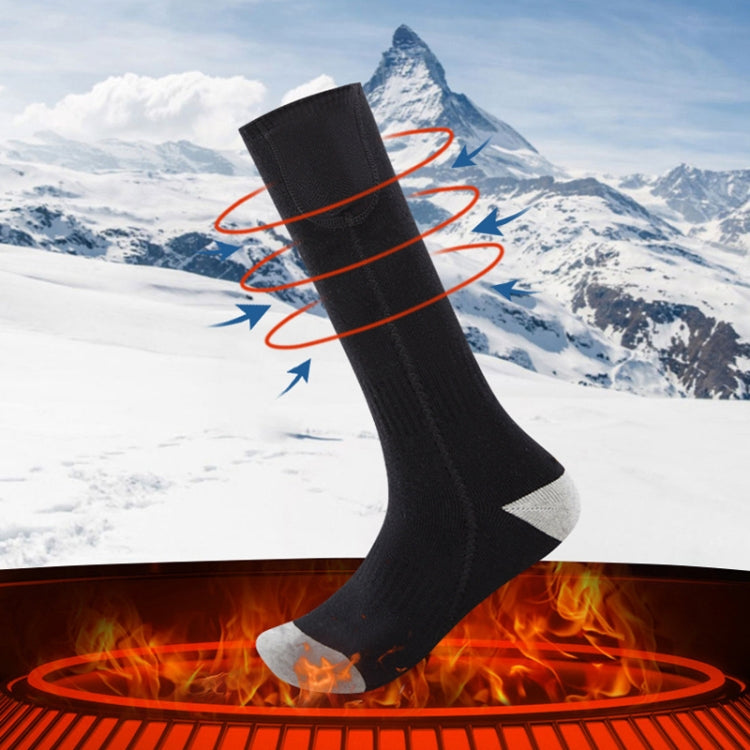 Y201 Winter Warm Tube Heated Cotton Socks Outdoor Heated Ski Socks, Style:with