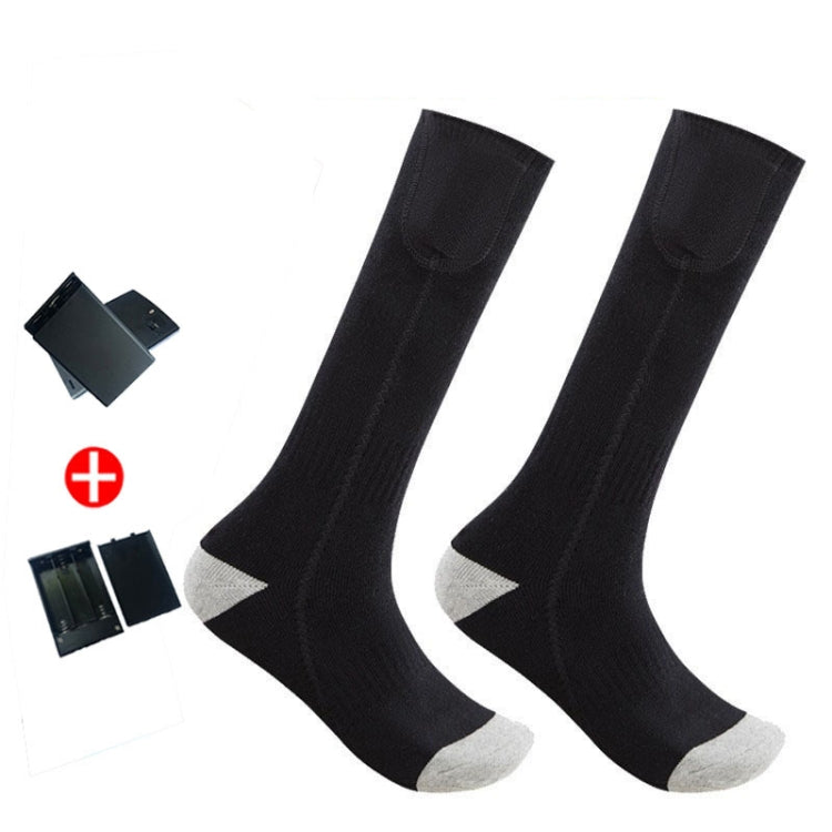 Y201 Winter Warm Tube Heated Cotton Socks Outdoor Heated Ski Socks, Style:with