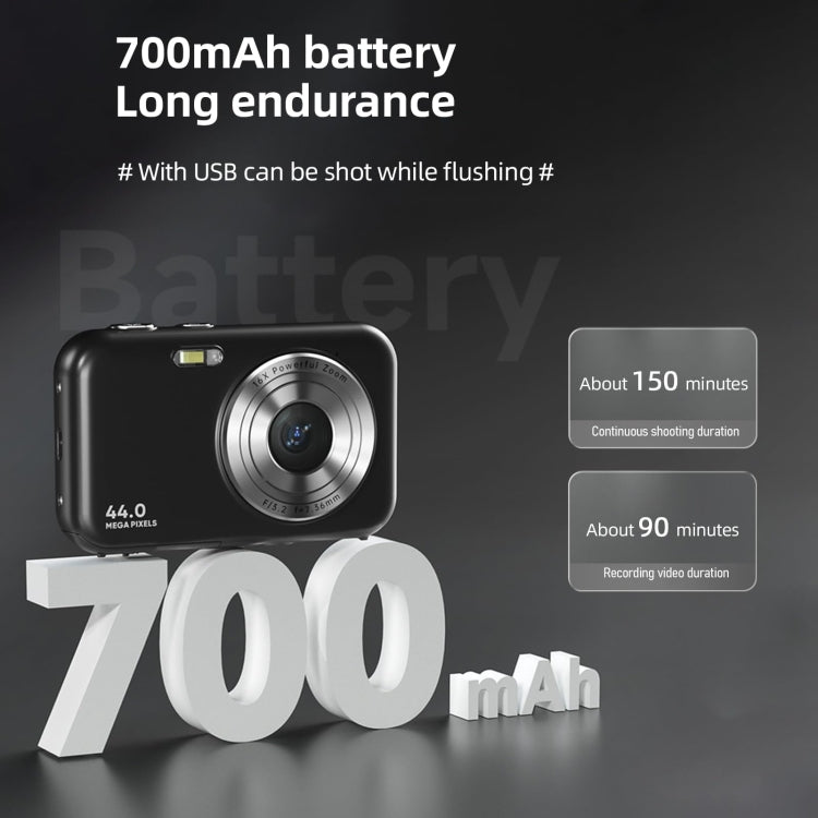 DC406L 2.4-Inch 1080P Mini HD 16X Zoom Digital Camera Home Children Camera UK Plug