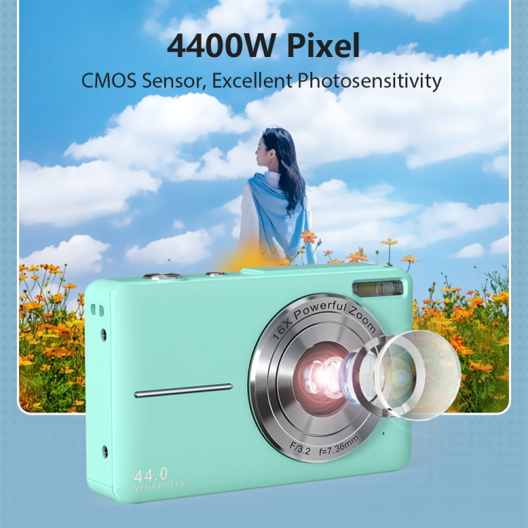 DC403L-AF 2.4-Inch 16X Zoom HD Digital Camera Mini Children Photography Camera EU Plug