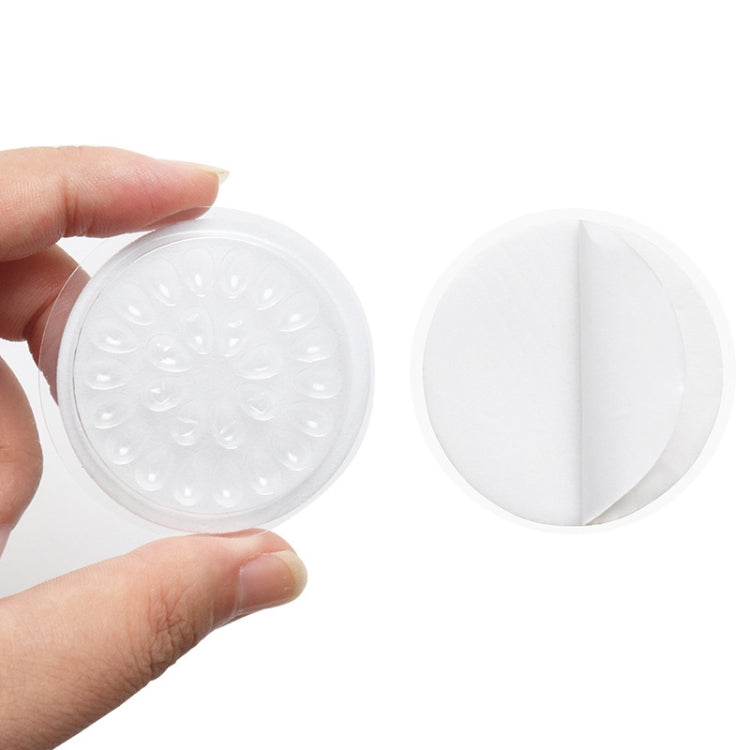 3 PCS With The Base Flower Plate Grafting Eyelashes Color Glue Tray PVC Gasket Beauty Eyelash Drop Glue Gasket