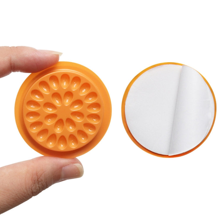 3 PCS With The Base Flower Plate Grafting Eyelashes Color Glue Tray PVC Gasket Beauty Eyelash Drop Glue Gasket