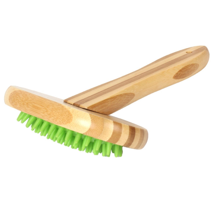 90401 Pet Bamboo Wood Handle Airbag Bathing Massage Cleaning Beauty Comb