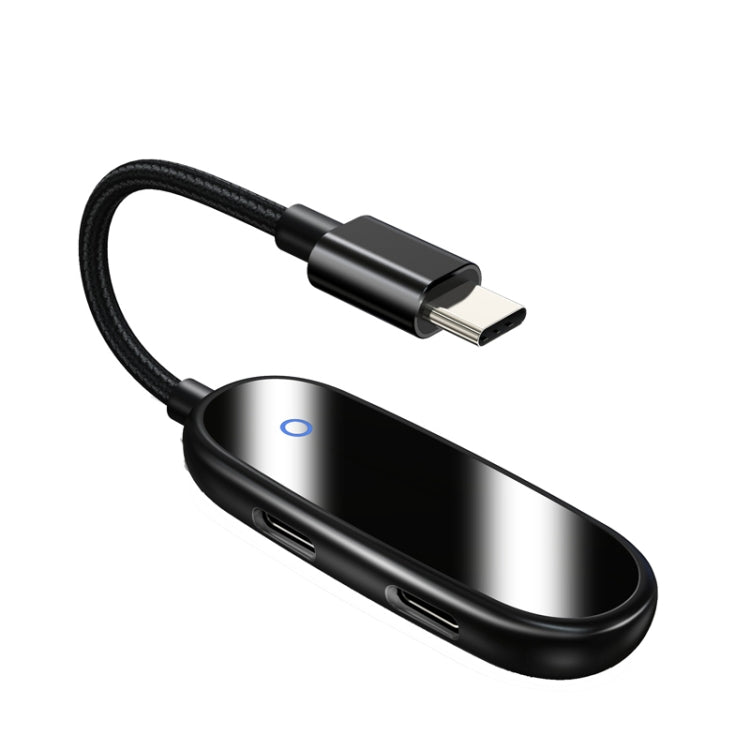 Type-C to Dual Type-C Digital Audio Adapter Headphone Converter