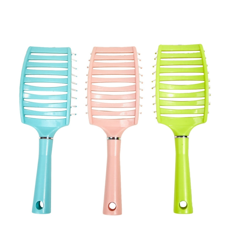 2 PCS Large Curved Back Curly Hair Fluffy Styling Comb Home Ribs Arc Comb