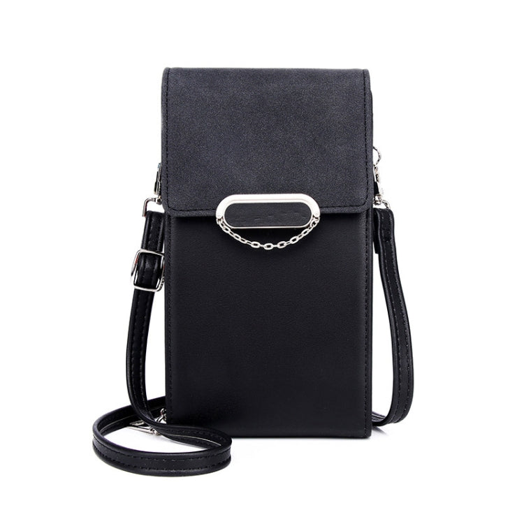 8521 PU Leather Ladies Shoulder Diagonal Bag Large Capacity Mobile Phone Bag