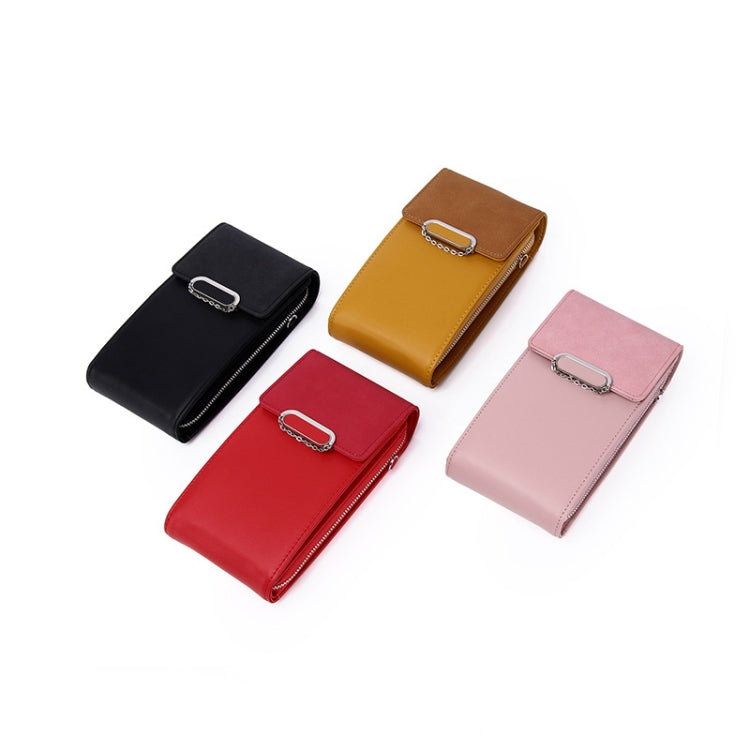 8521 PU Leather Ladies Shoulder Diagonal Bag Large Capacity Mobile Phone Bag
