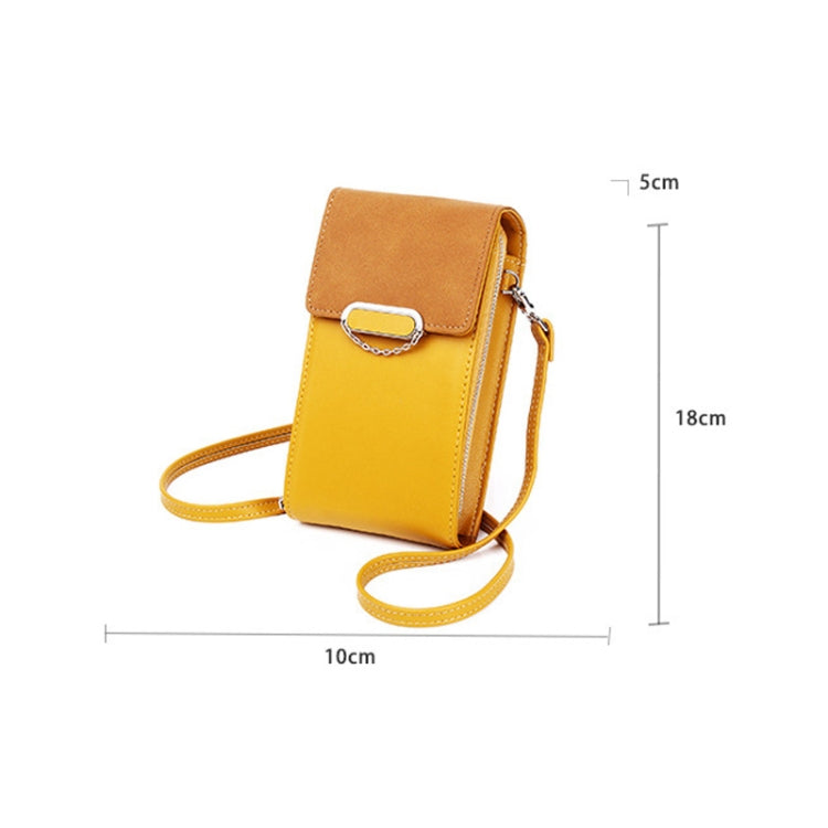 8521 PU Leather Ladies Shoulder Diagonal Bag Large Capacity Mobile Phone Bag