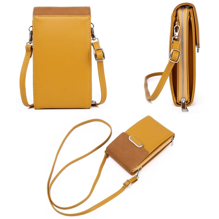 8521 PU Leather Ladies Shoulder Diagonal Bag Large Capacity Mobile Phone Bag