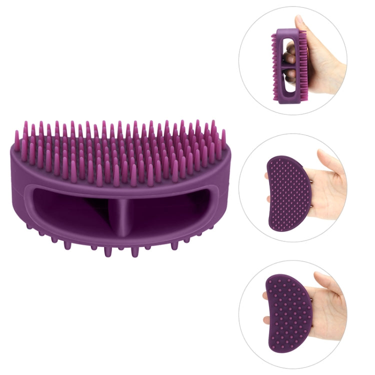 Pet Cleaning Silicone Bath Brush Pet Massage Cleaning Brush