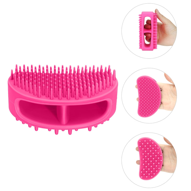 Pet Cleaning Silicone Bath Brush Pet Massage Cleaning Brush