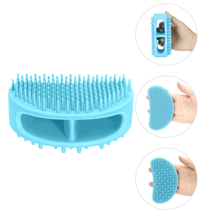 Pet Cleaning Silicone Bath Brush Pet Massage Cleaning Brush