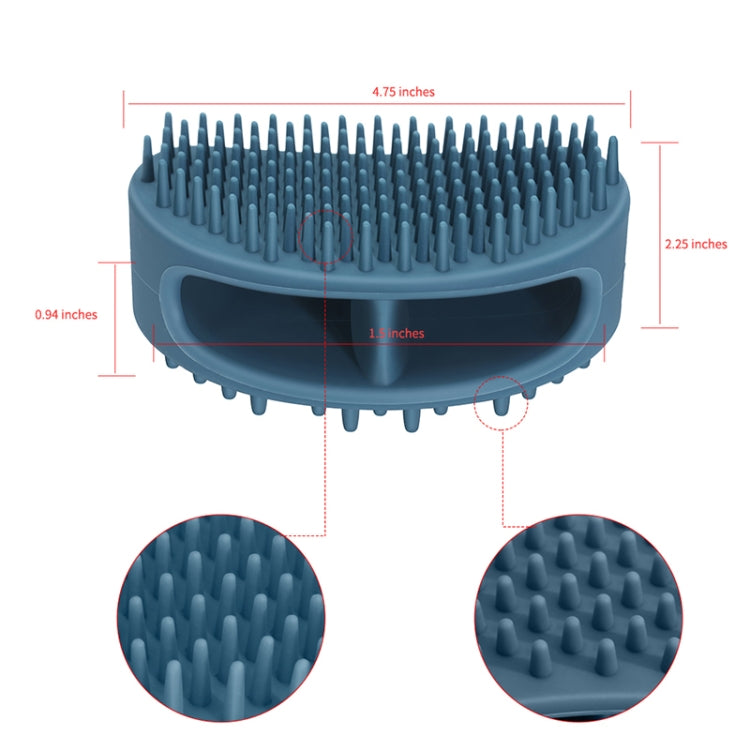 Pet Cleaning Silicone Bath Brush Pet Massage Cleaning Brush
