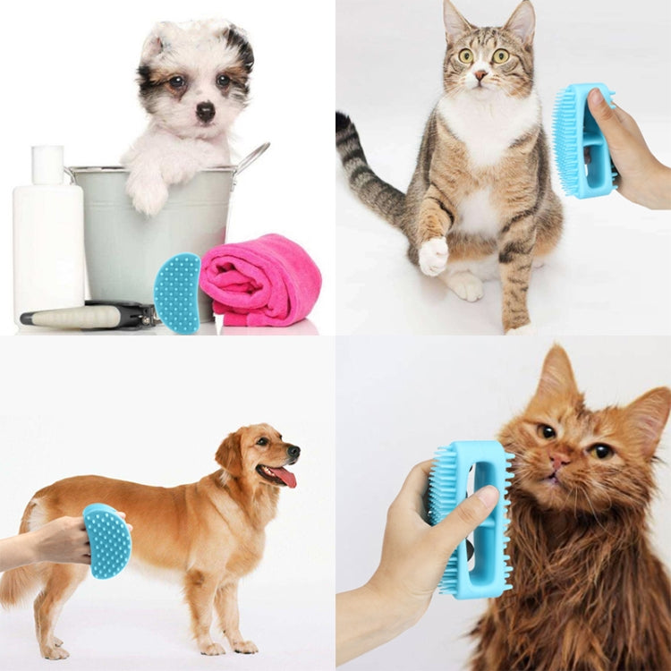 Pet Cleaning Silicone Bath Brush Pet Massage Cleaning Brush