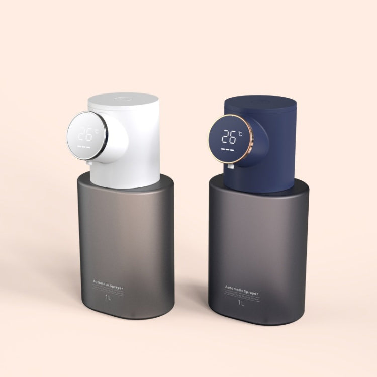 D103 Automatic Induction Hand Washing Machine Infrared Induction Soap Dispenser, Style: Alcohol Spray Style (Dark Blue)