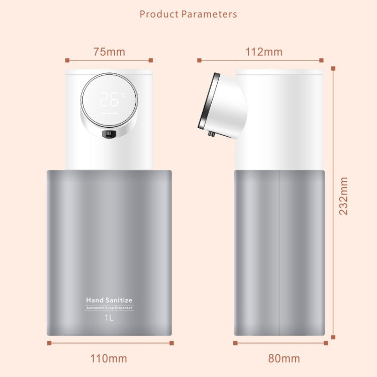 D103 Automatic Induction Hand Washing Machine Infrared Induction Soap Dispenser, Style: Alcohol Spray Style (Dark Blue)