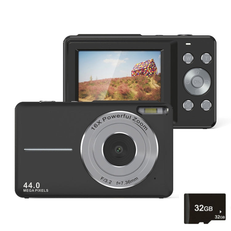 DC403L-AF 2.4-Inch 16X Zoom HD Digital Camera Mini Children Photography Camera US Plug