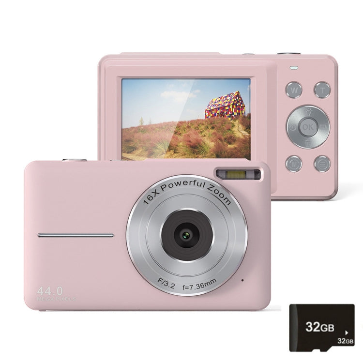 DC403L-AF 2.4-Inch 16X Zoom HD Digital Camera Mini Children Photography Camera US Plug