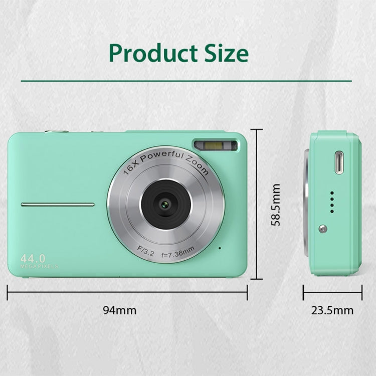 DC403L-AF 2.4-Inch 16X Zoom HD Digital Camera Mini Children Photography Camera AU Plug