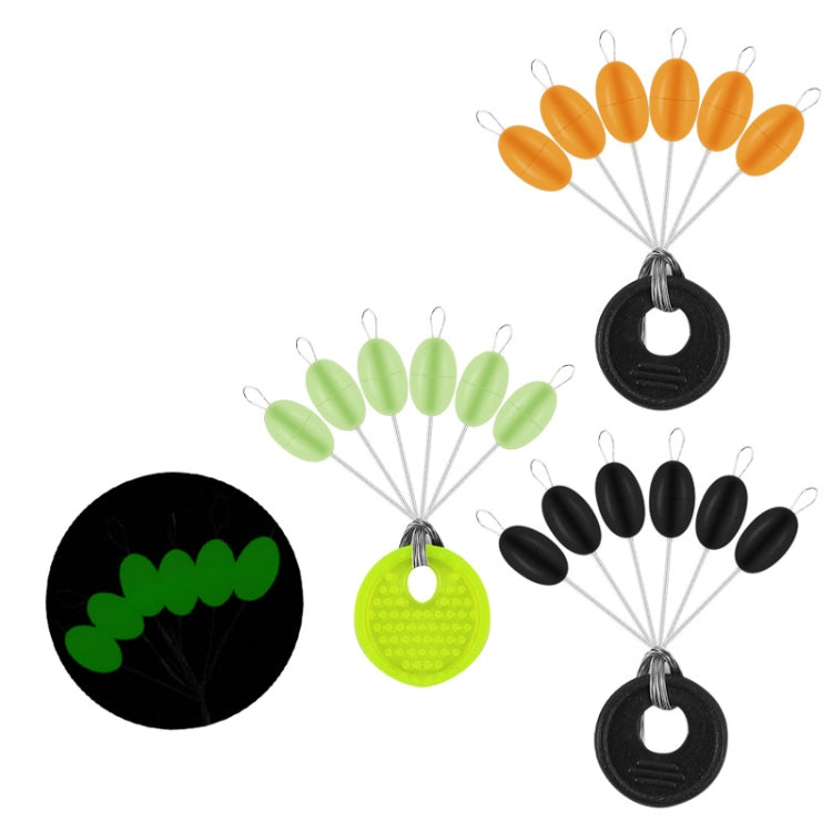 50 PCS/Set Wild Fishing Sports High-Elastic Space Bean Fishing Bait Fish Floating Tools Outdoor Fishing Tackle Accessories, Specification: Small