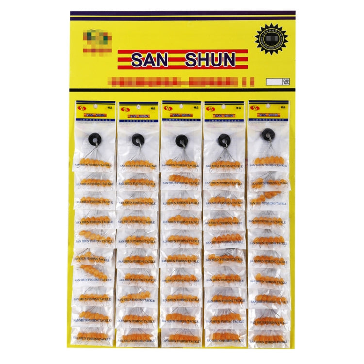 50 PCS/Set Wild Fishing Sports High-Elastic Space Bean Fishing Bait Fish Floating Tools Outdoor Fishing Tackle Accessories, Specification:  Smaller