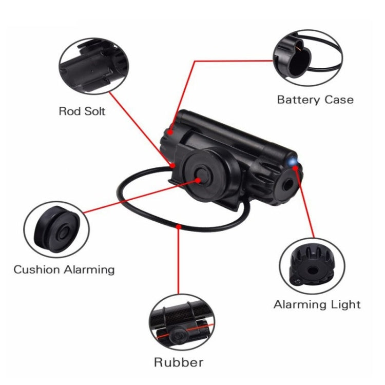 Sea Fishing Electronic Automatic Alarm Multifunctional Fishing Gear Bell(Small)