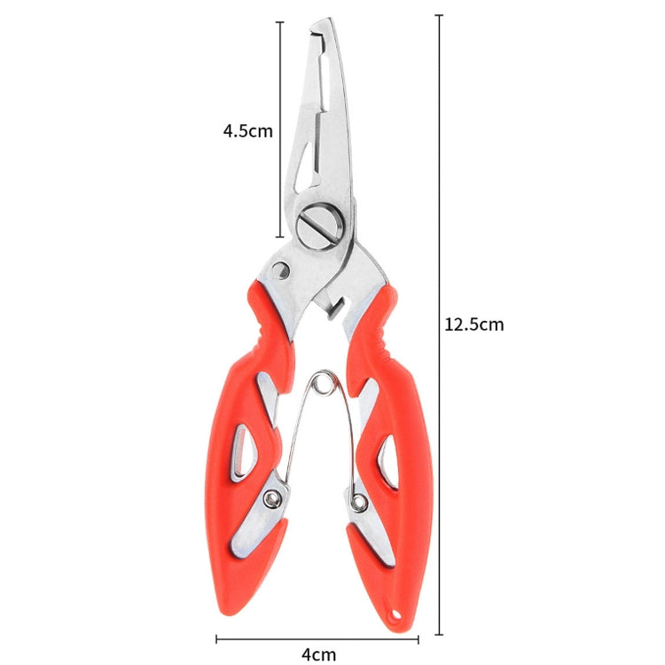 3 PCS Stainless Steel Fishing Curved Nose Pliers Outdoor Fishing Line Scissors