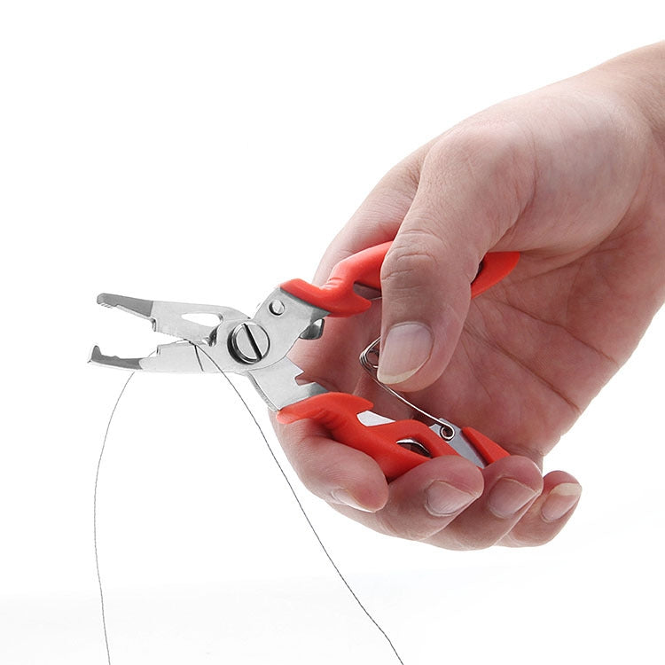3 PCS Stainless Steel Fishing Curved Nose Pliers Outdoor Fishing Line Scissors